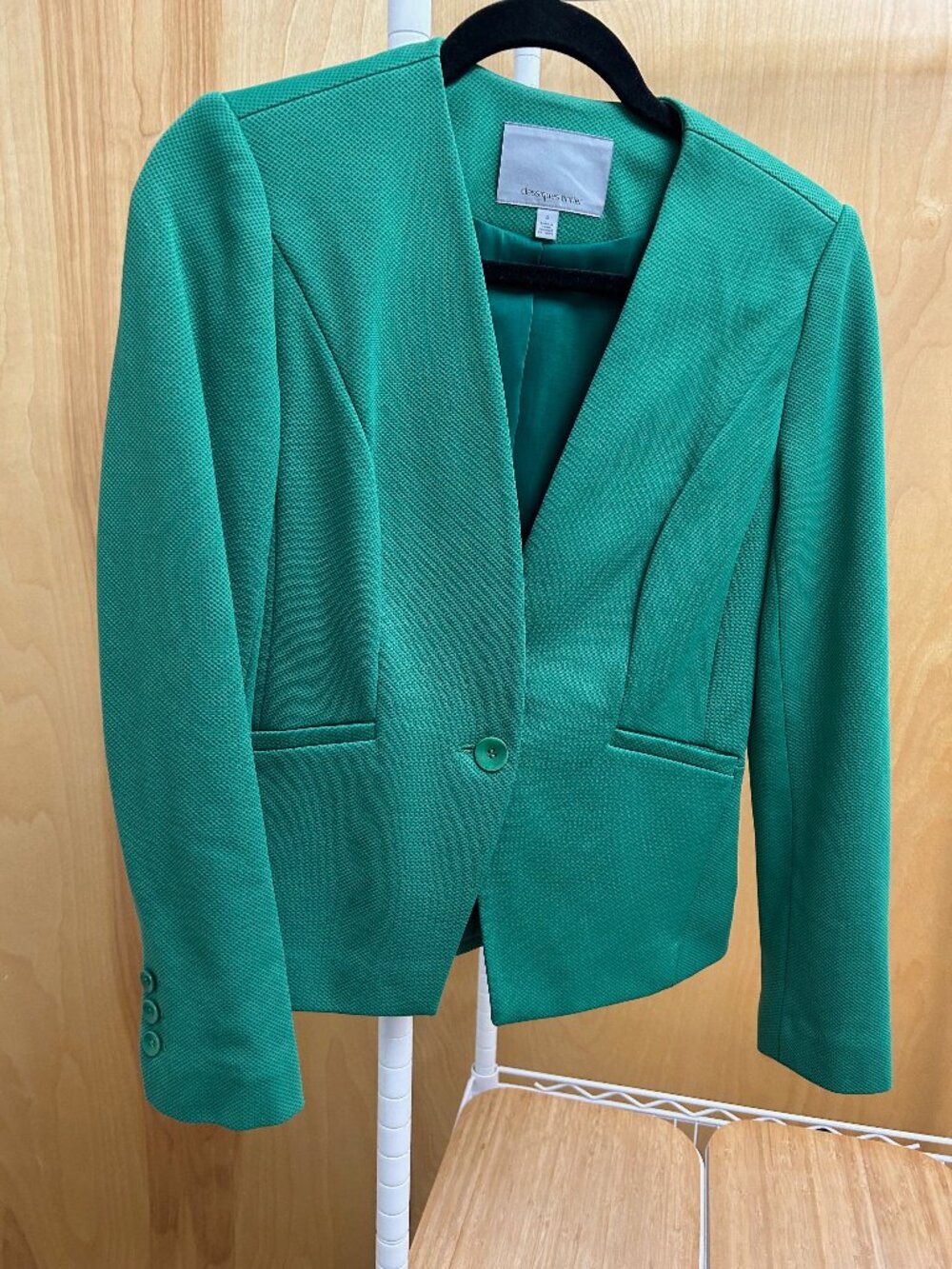 Classiques green blazer size 4